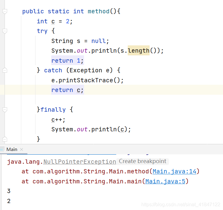 try、catch、finally语句中有return 的各类情况_trycatchfinally里面有return-CSDN博客