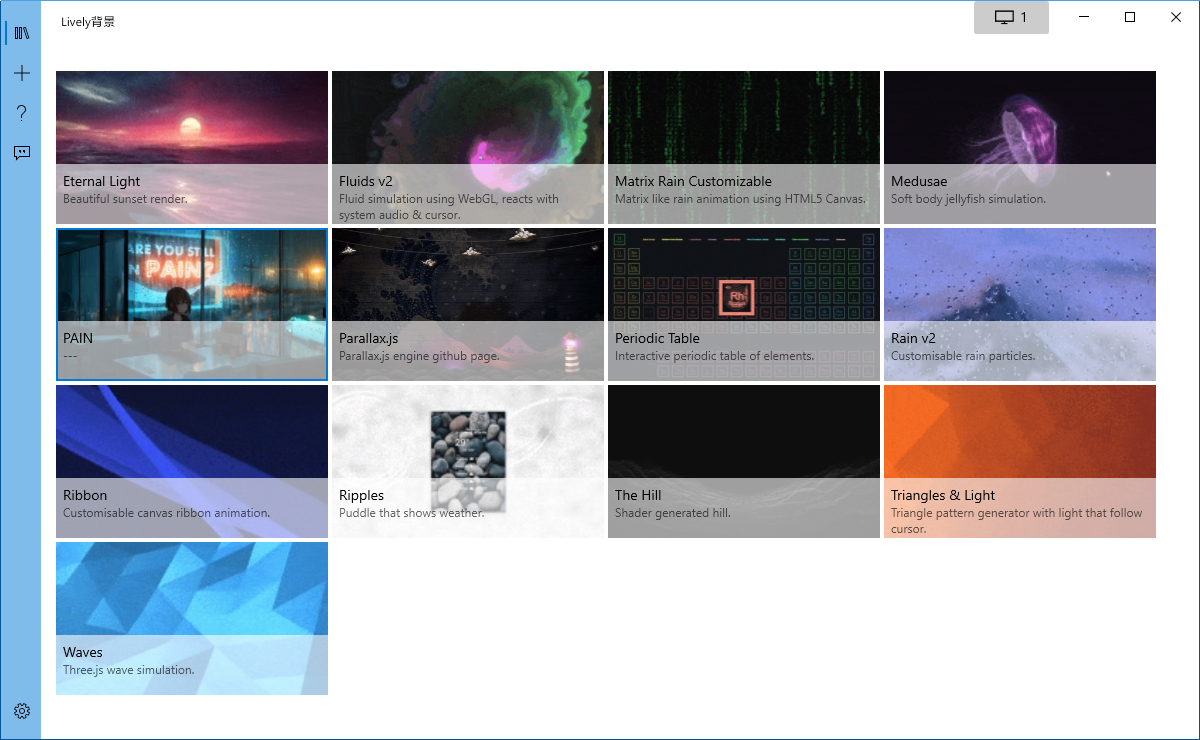 Lively Wallpaper —— 优秀的开源视频壁纸软件_livelywallpaper githubCSDN博客