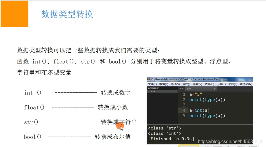 Str Int Float Bool python数据转换类型、int()、float()、str()、bool()、0及type返回变量值的类型的用法及理解_编程中type和 ...
