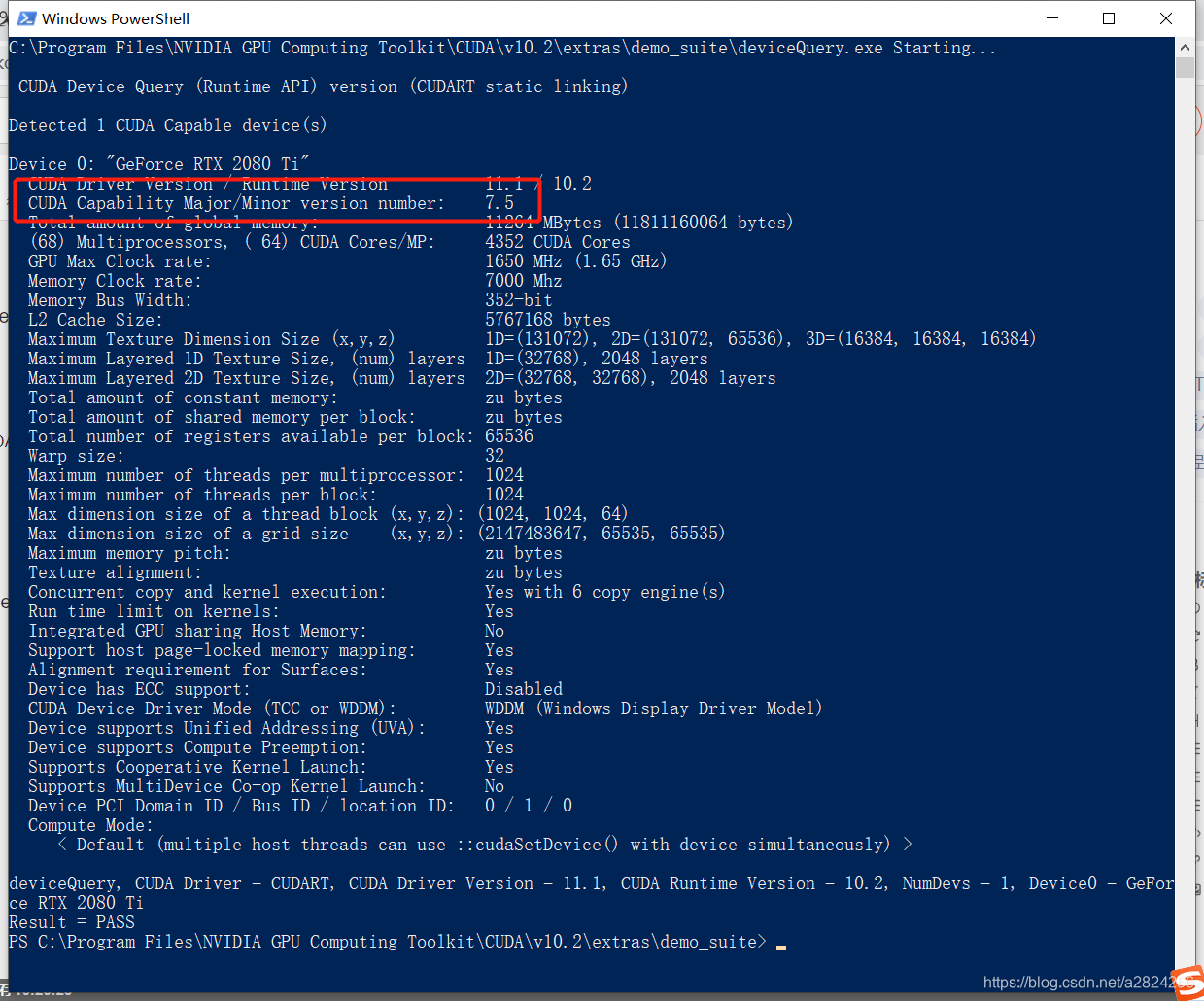 win10查看显卡算力(CUDA Capability Major/Minor version number)_windows命令行查看查看 ...