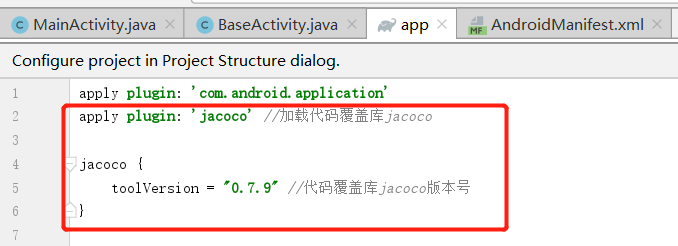 jacoco android studio