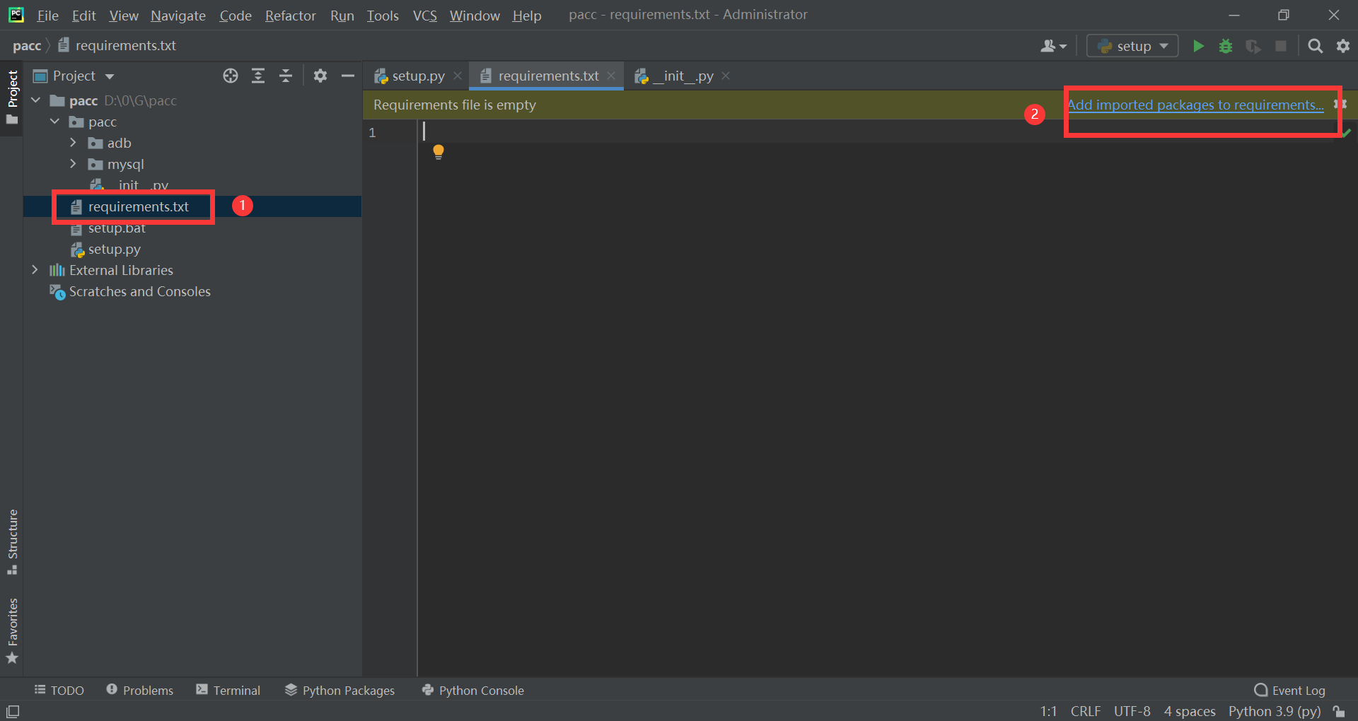 如何使用PyCharm自动生成requirements.txt_pycharm生成requirements-CSDN博客