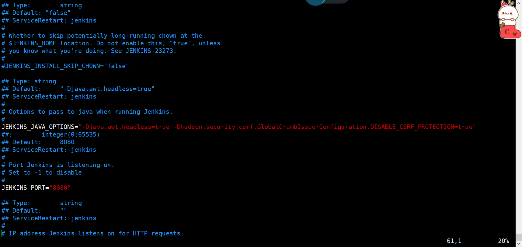 解决高版本Jenkins无法在界面关闭跨站请求伪造保护（CSRF）解决403_linux jenkins首页 localhost 访问403