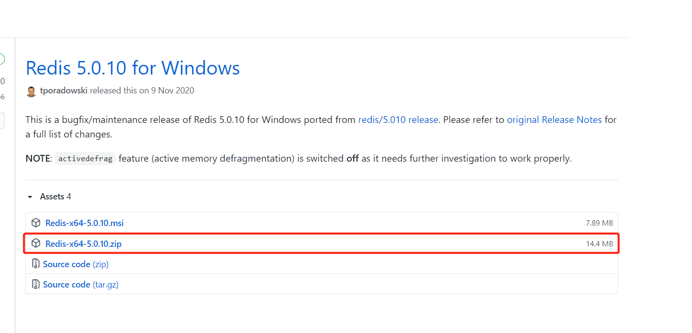 Windows redis 