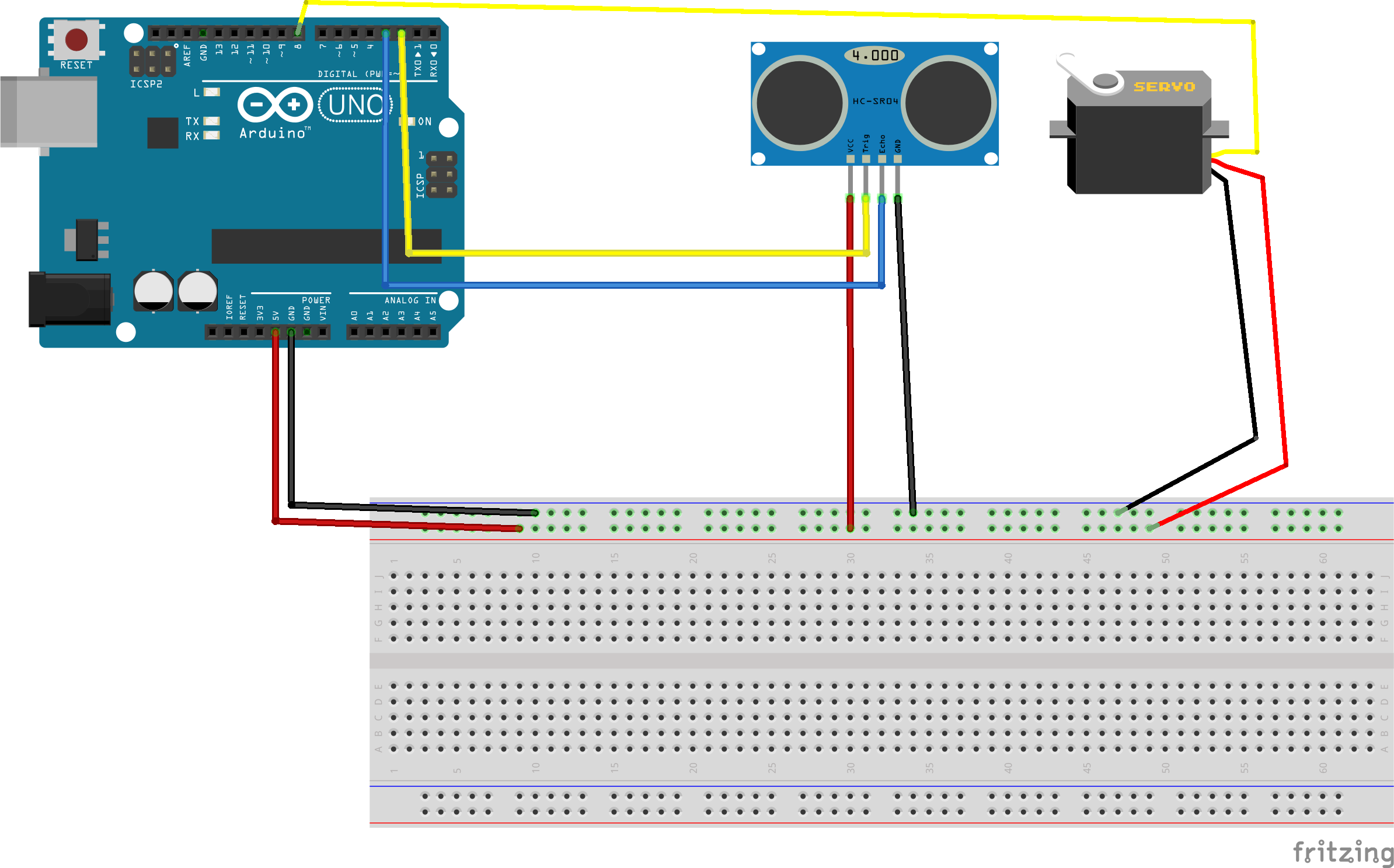 基于arduino的超声波垃圾桶