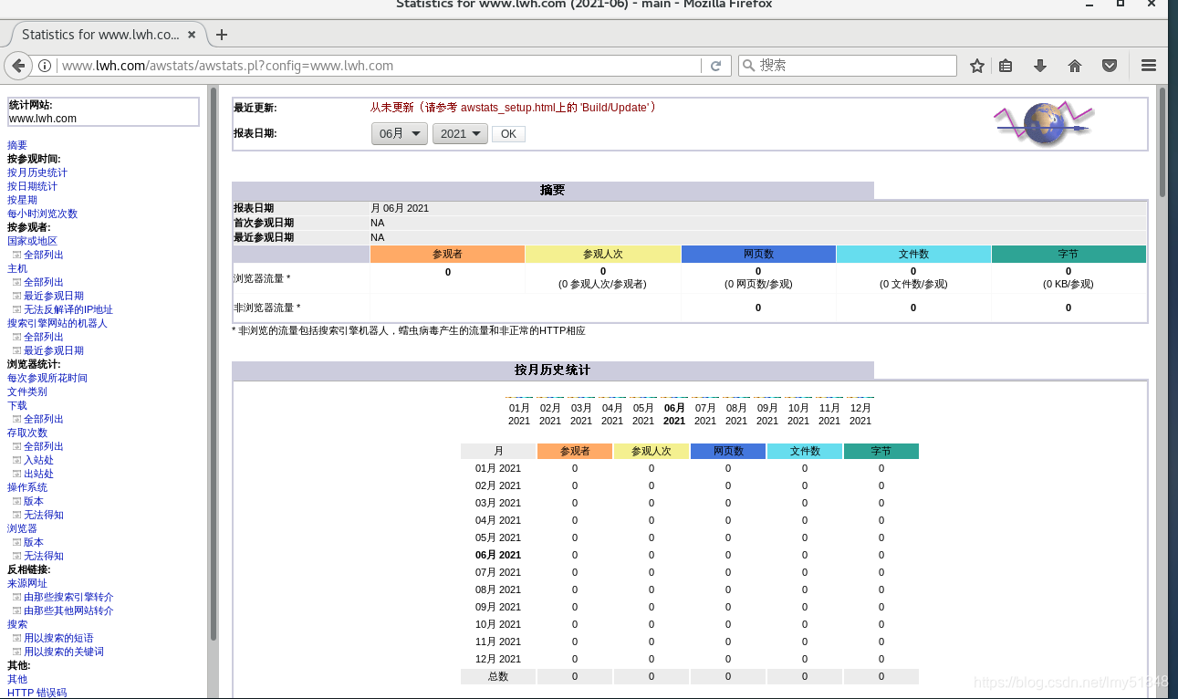 Apache之AWStats分析系统