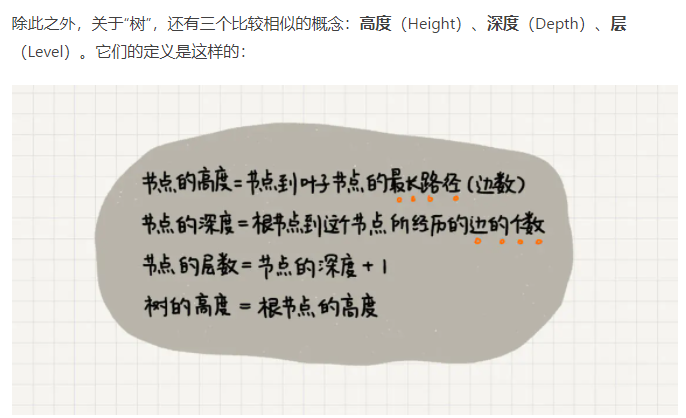 树的一些定义