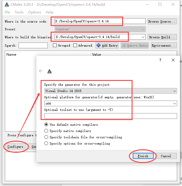 windows10visualstudio2015的opencv编译图文指南