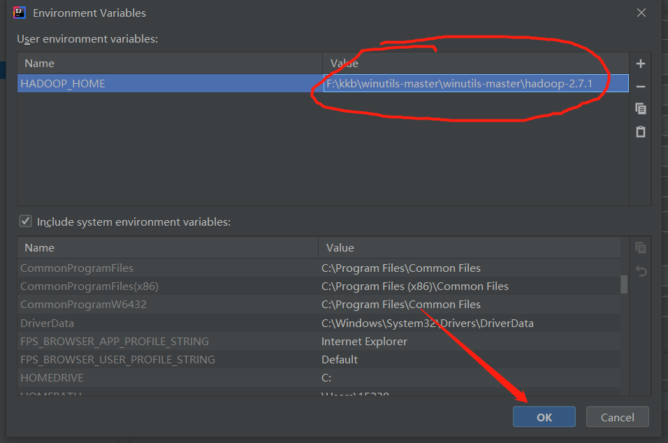 java.io.IOException Could not locate executable null\bin\winutils.exe