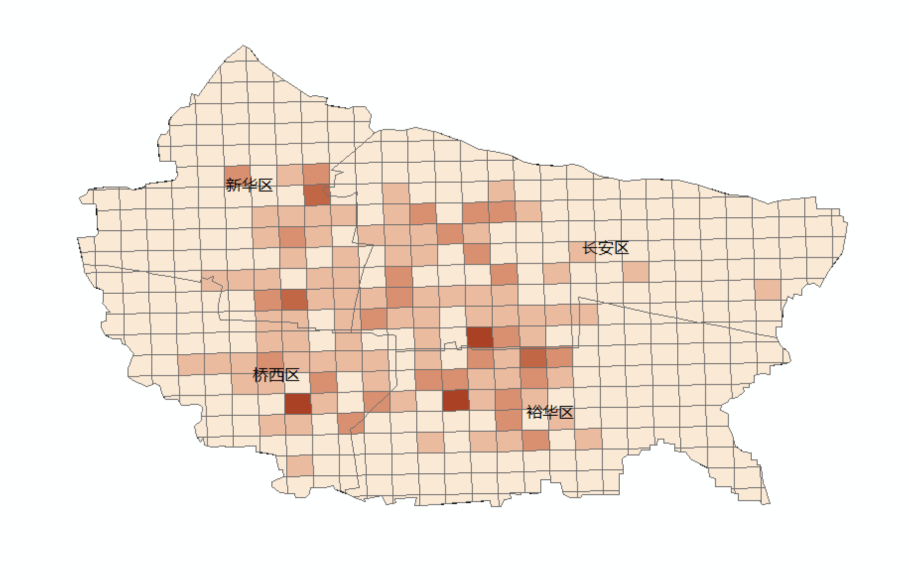 arcgis基于爬虫数据绘制人口分布密度图