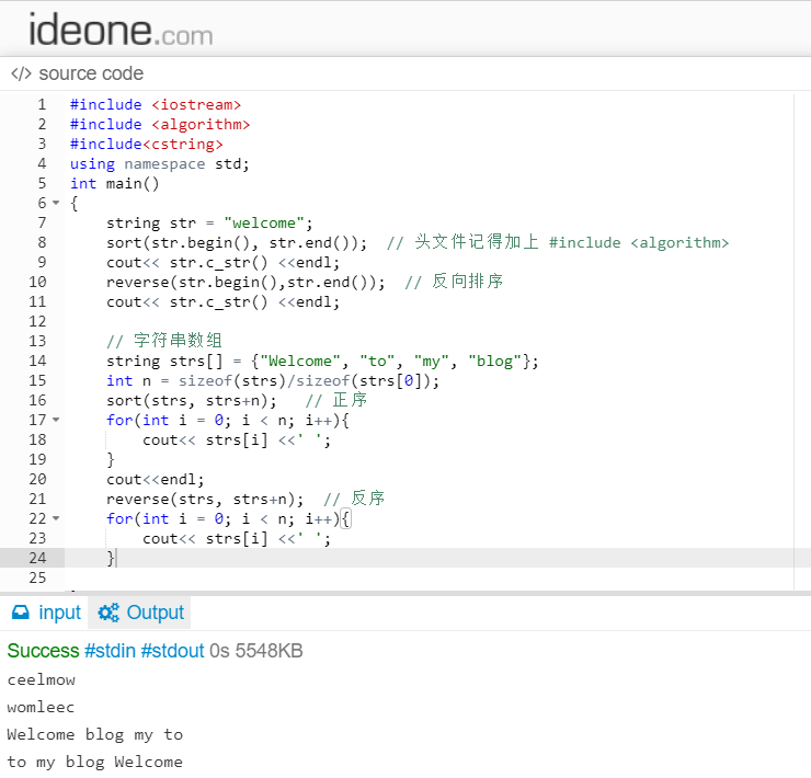 【C++】string （含字符串数组）相关用法_c++ string数组-CSDN博客