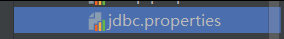 命名为jdbc.properties,里面配置了drviderClass url, user,  password
