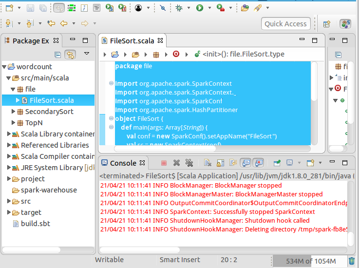 Spark——实验三：搭建基于eclipse的Spark开发环境_eclipse怎么创建sarpk环境配置_诗卿°的博客CSDN博客