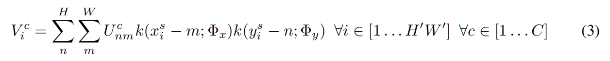 STN(Spatial Transformer Networks)