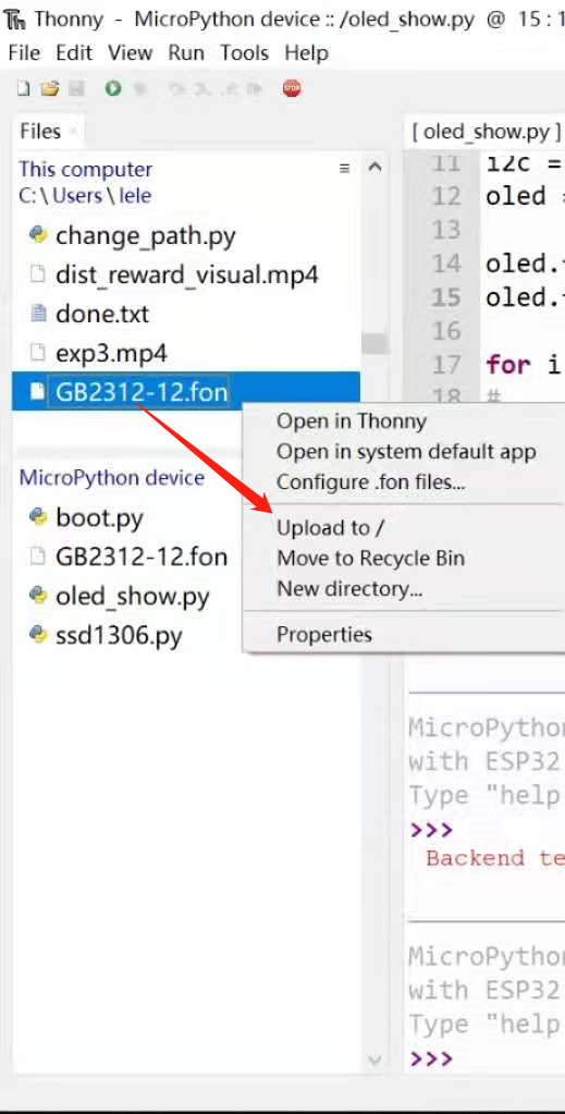ssd1306OLED中文显示-MicroPython-ESP32-利用GB2312字库（非手动取模）_micropython ssd1306 ...