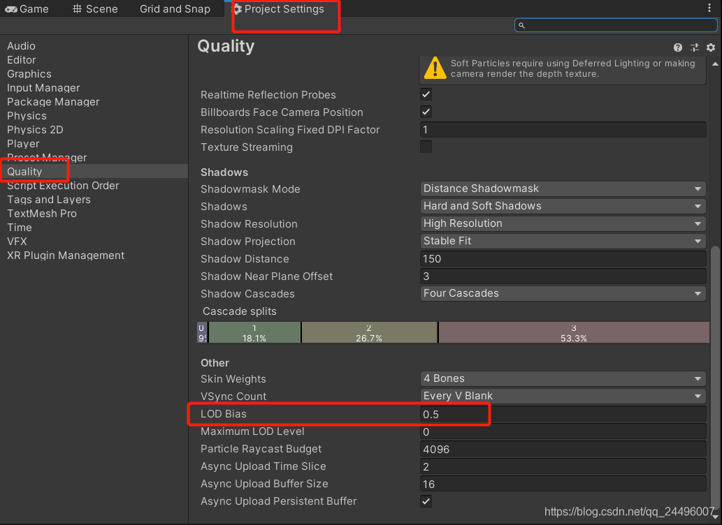 Unity LOD-Level of Detail(多层次细节)使用心得2—— LOD Bias设置-CSDN博客