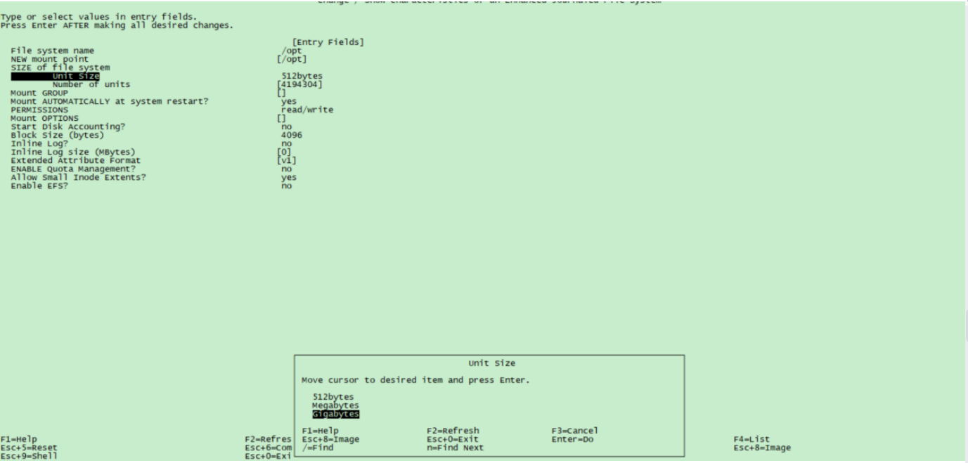 AIX系统修改文件系统的方法_aix chfsCSDN博客