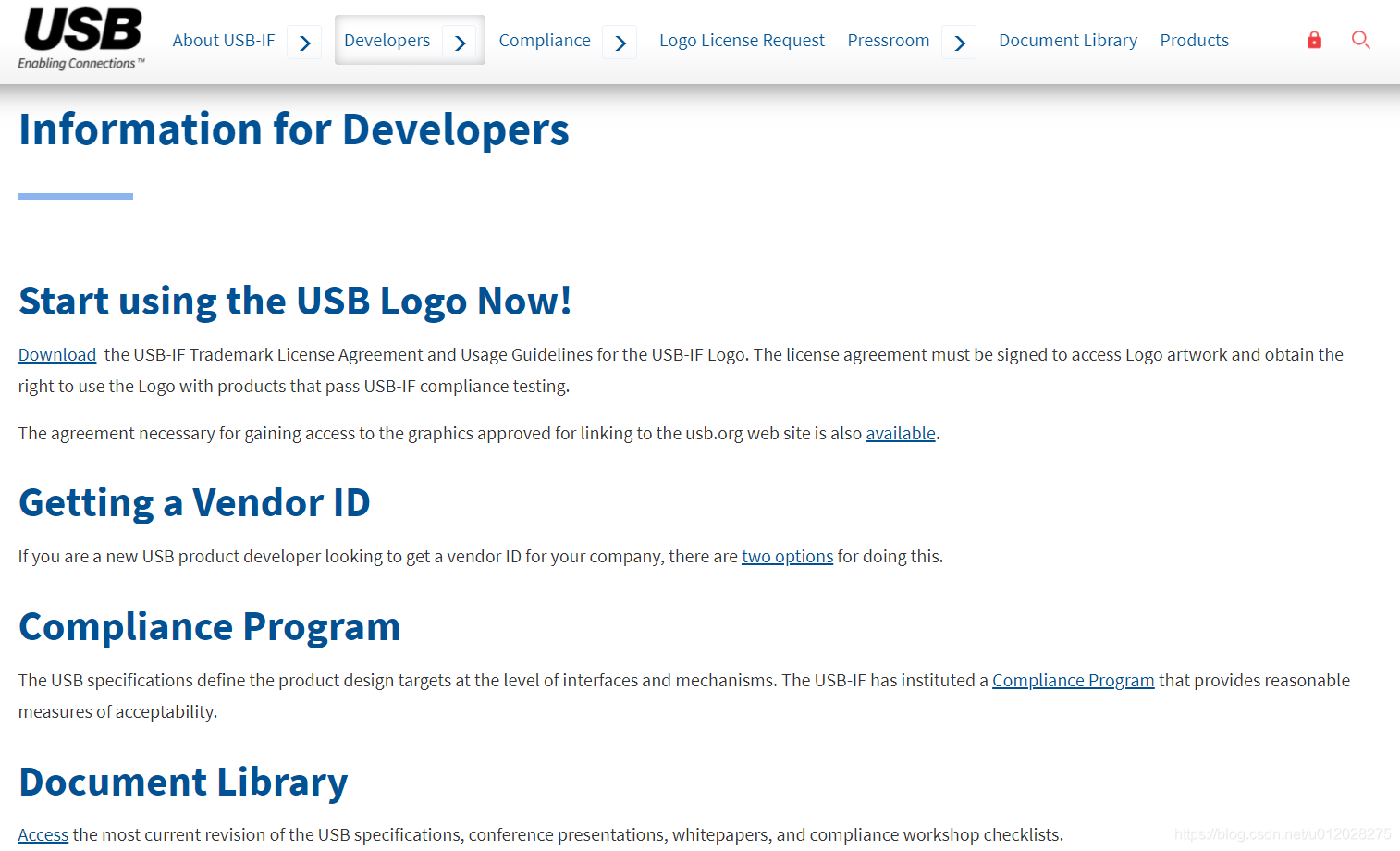 usb.org-developers