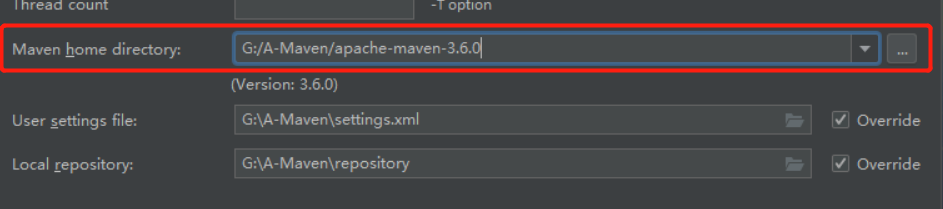 解决IDEA配置 Maven home directory （每次修改Maven仓库路径后都会被还原为默认配置）失效问题_idea maven ...