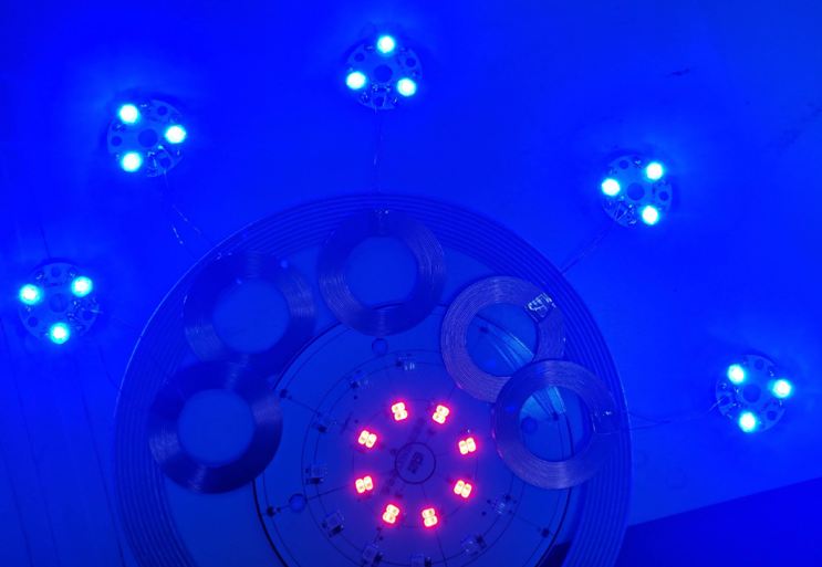 ▲ 图9 无线充电发射线圈驱动周五多个简易测试模块