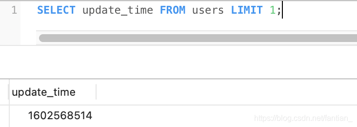 Query result 1