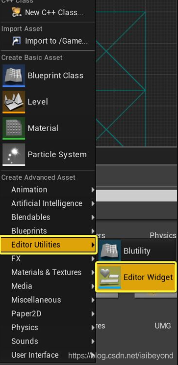 Widget Ue4 简介UE4中的EditorUtilityWidget_editor utility widget-CSDN博客