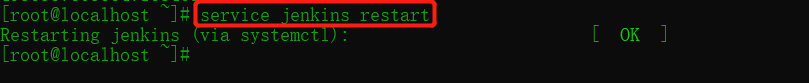 命令行重启Jenkins