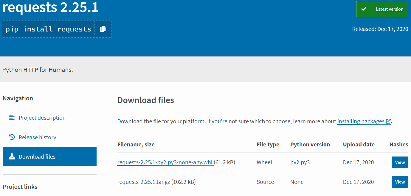 python请求库requests的安装教程_requests库怎么安装-CSDN博客