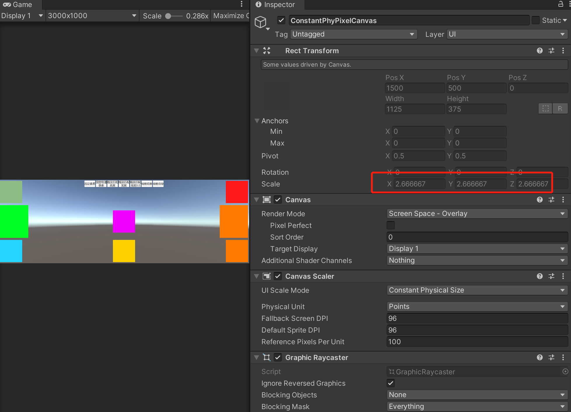 Unity3d UI自适应之Canvas Scaler详细说明和测试项目源码_unity恒定像素大小-CSDN博客