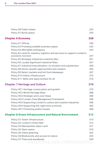 Table of contents