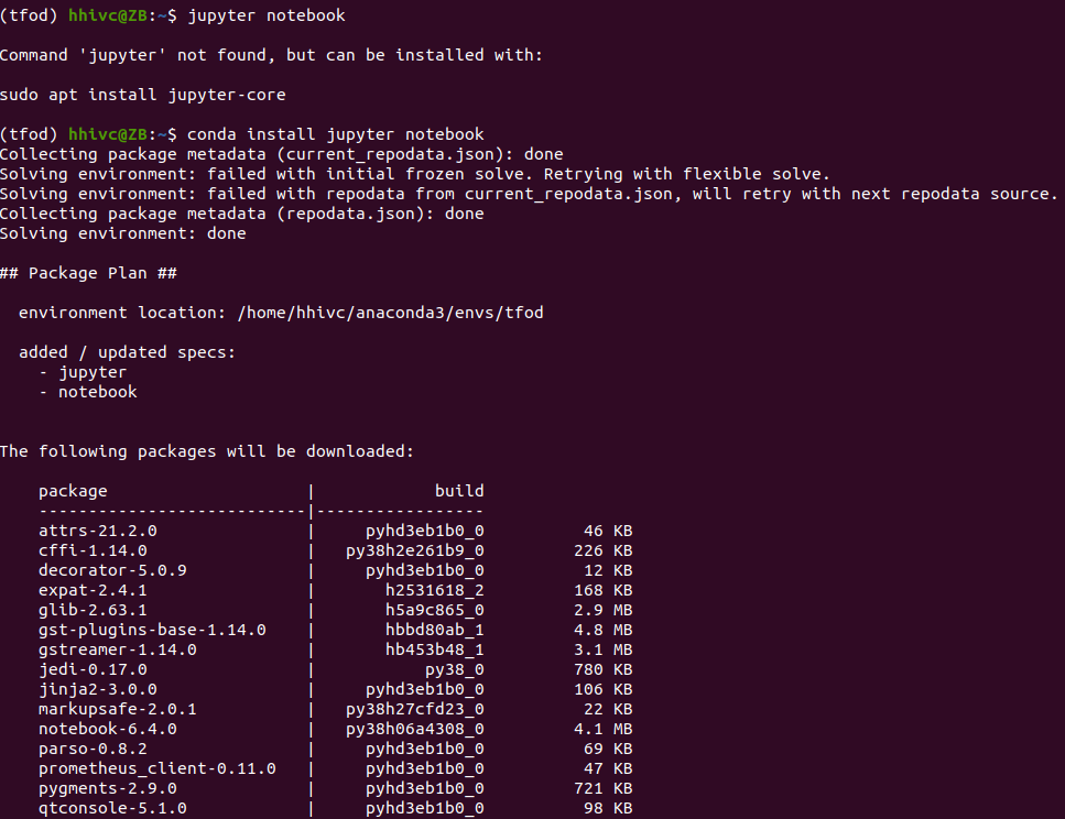 conda install ipython notebook