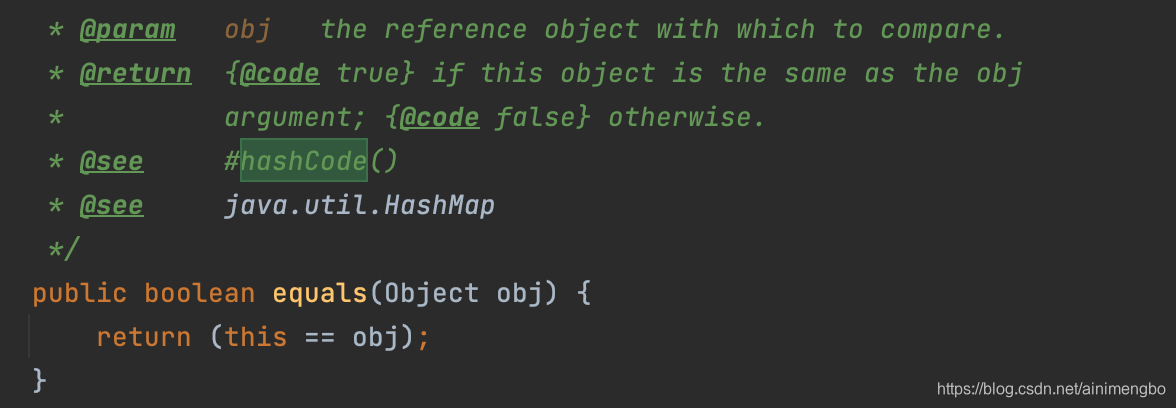 重写hashcode 与 equals方法 – 源码巴士