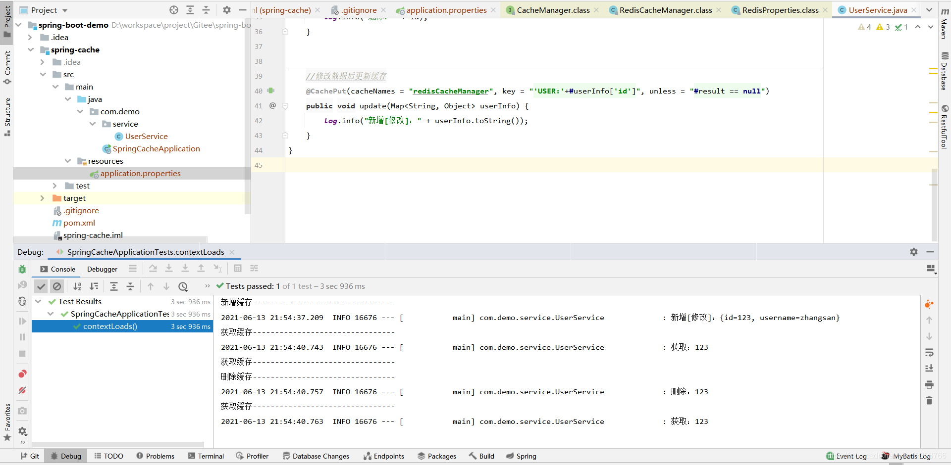 Spring Boot整合Spring cache缓存_springboot cacheserver-CSDN博客