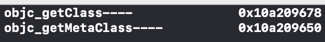 iOS-class方法和objc_getClass方法
