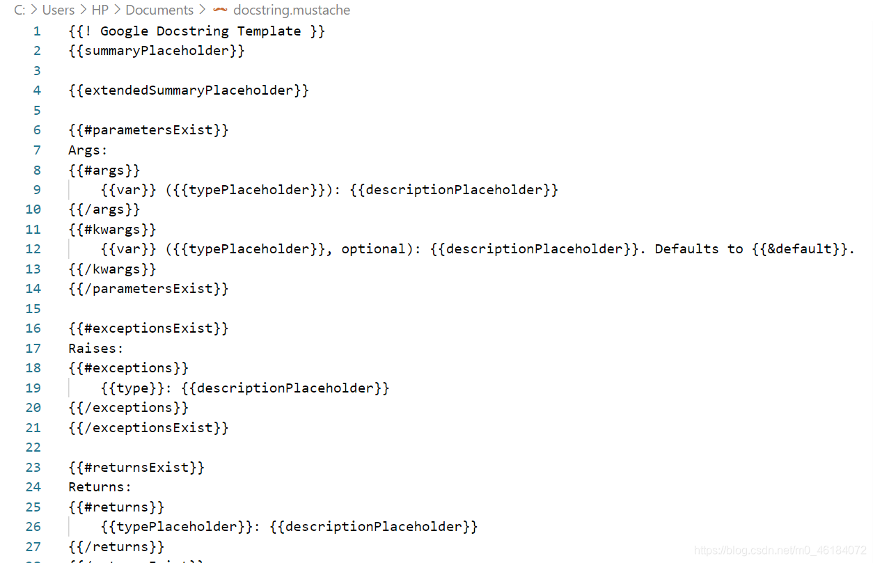 配置VSCode插件 Python Docstring Generator-CSDN博客