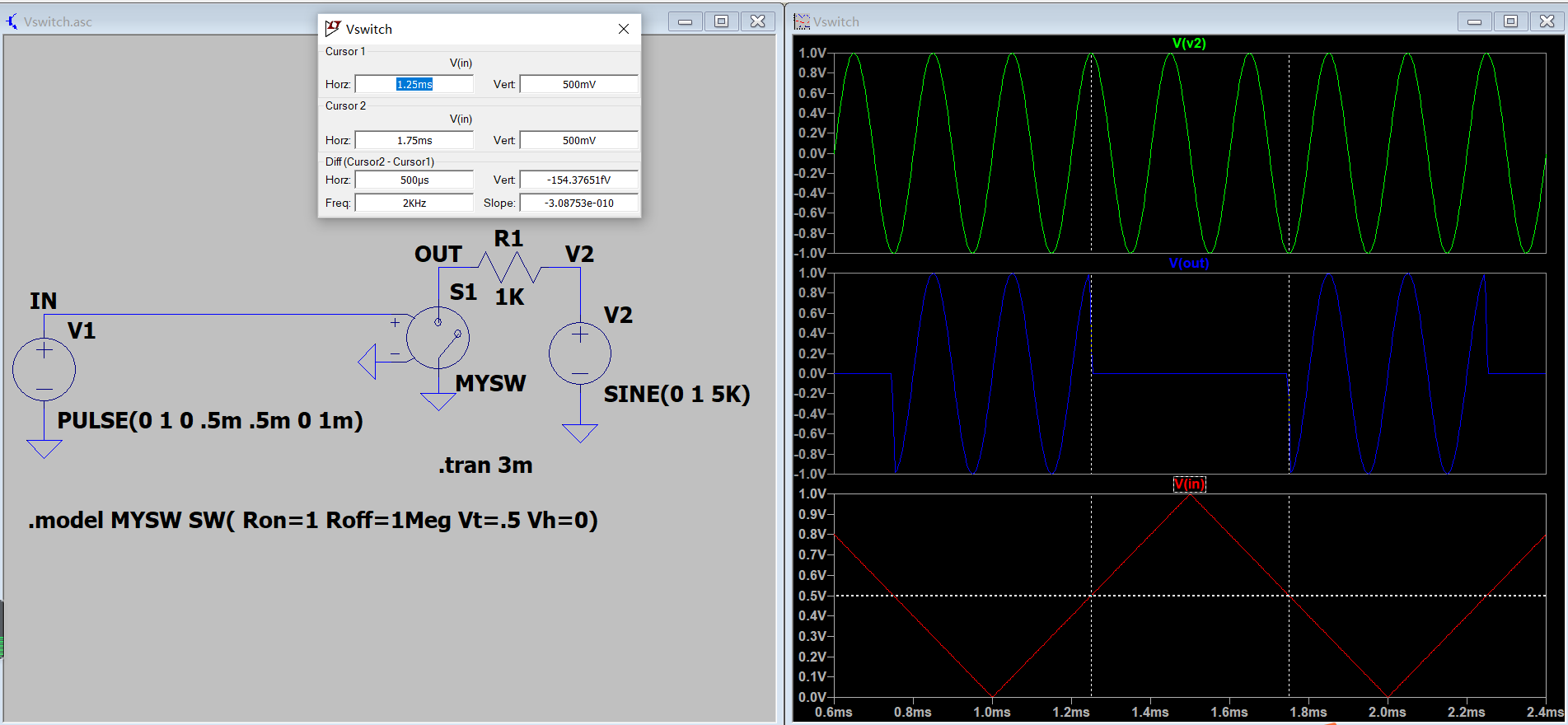LTspice中 Voltage Controlled Switches的使用方法_ltspice swCSDN博客