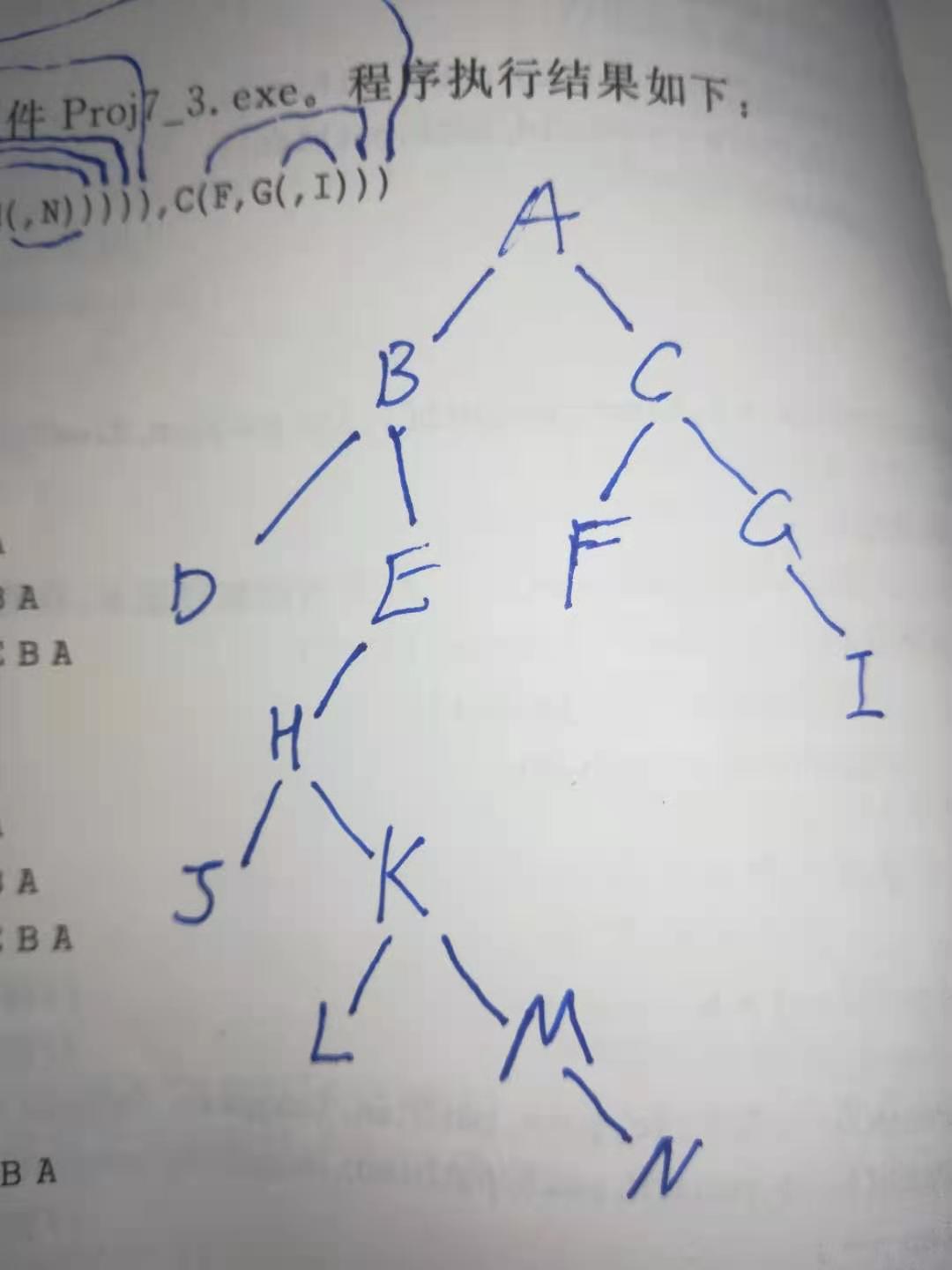 二叉树的层序遍历，非递归，c/c++描述，输出所有叶节点到根节点路径