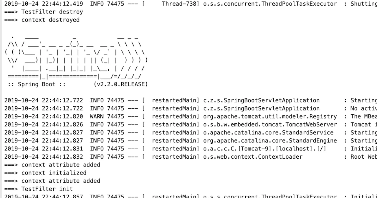 Spring Boot自定义注册 Servlet、Filter、Listener、Interceptor_若是配置自定义拦截器、注册