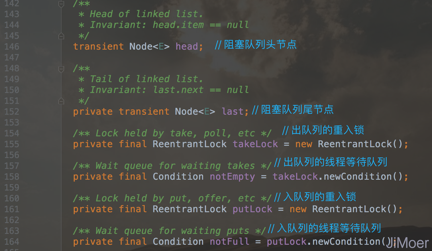 LinkedBlockingQueue数据初始化