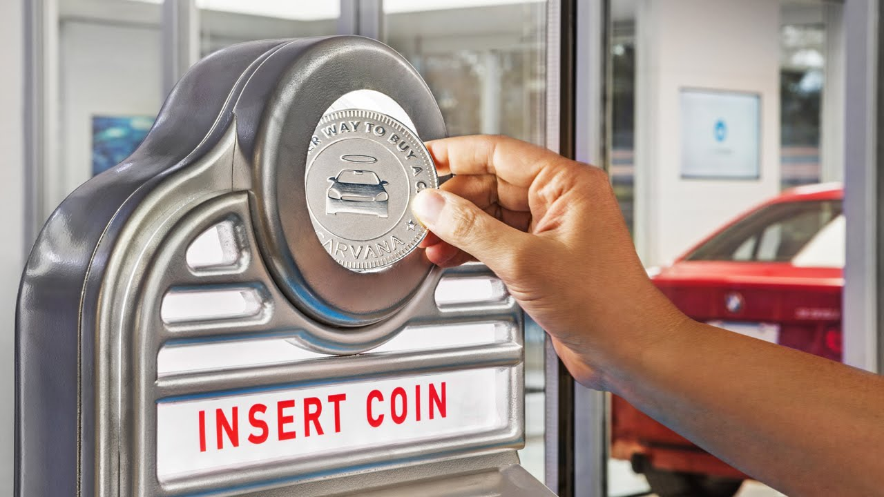 在 Carvana 投币买车