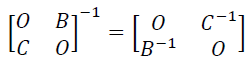 [■(O&B@C&O)](-1)=[■(O&C(-1)@B^(-1)&O)]