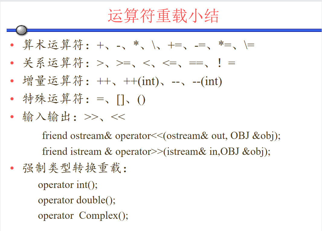 重载运算符