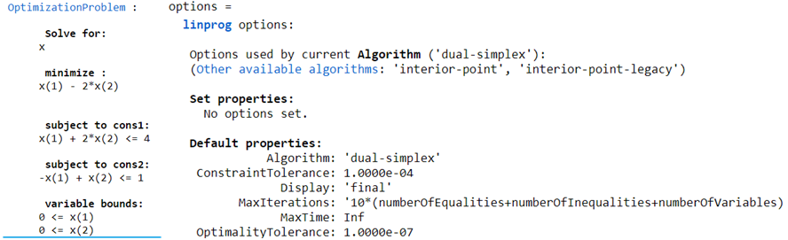 matlab optimization toolbox 笔记-CSDN博客