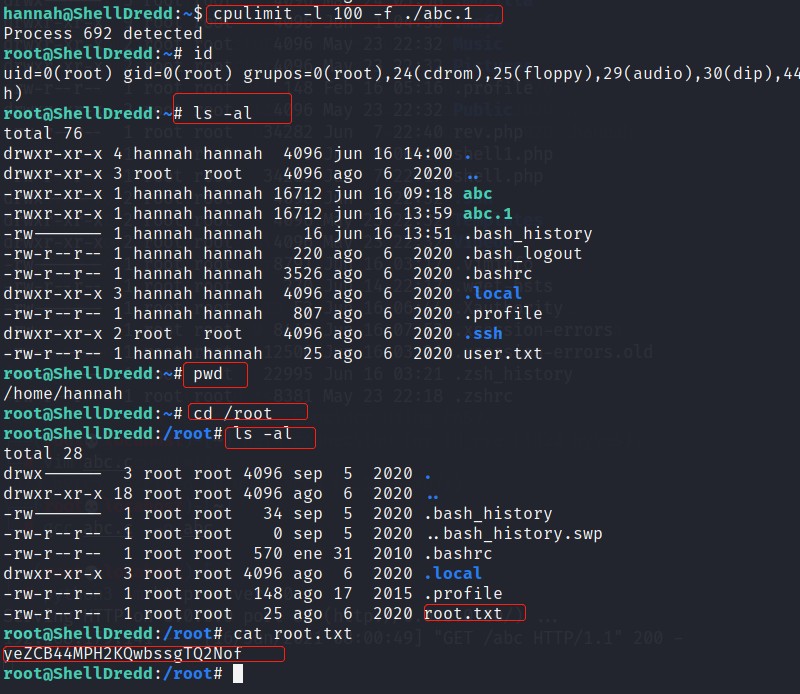 vulnhub 之ShellDredd-1-Hannah