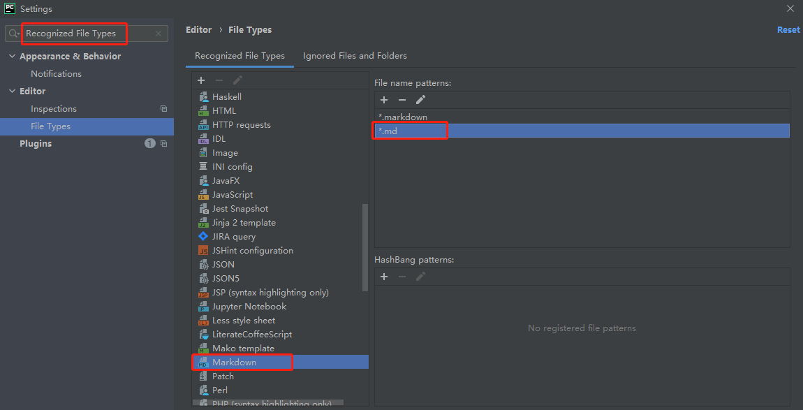 pycharm 文件类型识别错误问题_recognized file types-CSDN博客