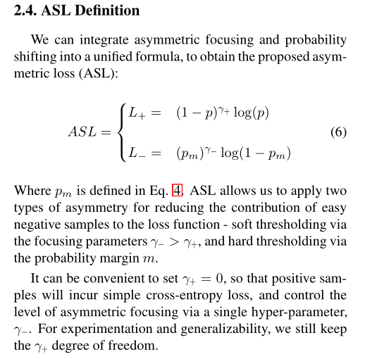 论文分享 Asymmetric Loss For Multi-Label Classification_asl 标签正样本比负样本多-CSDN博客