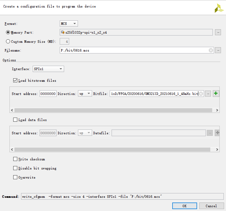 关于使用vivado生成.mcs文件并固化到flash的操作_2018.3生成mcsCSDN博客