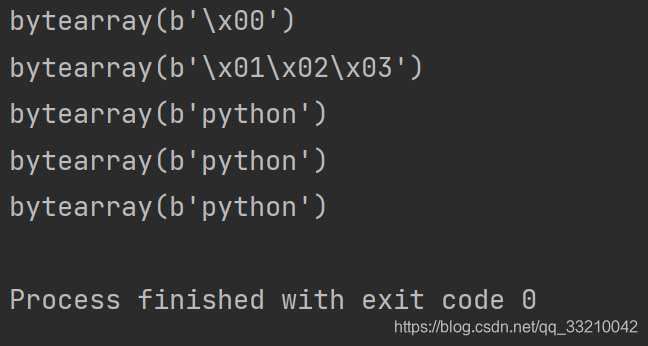 python bytearray 的使用-CSDN博客