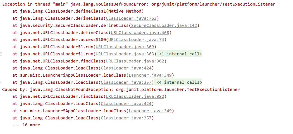 SpringBoot单元测试时遇到org.junit.platform.launcher.TestExecutionListener解决方案 ...