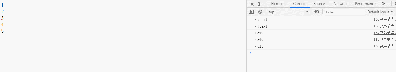 原生js获取元素的兄弟节点(previousSibling、nextSibling)、兄弟元素(nextElementSibling ...